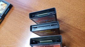 Atari 2600 Game Lot 24 Carts Pitfall Kaboom Atlantis Mario Bros Pac‑Man