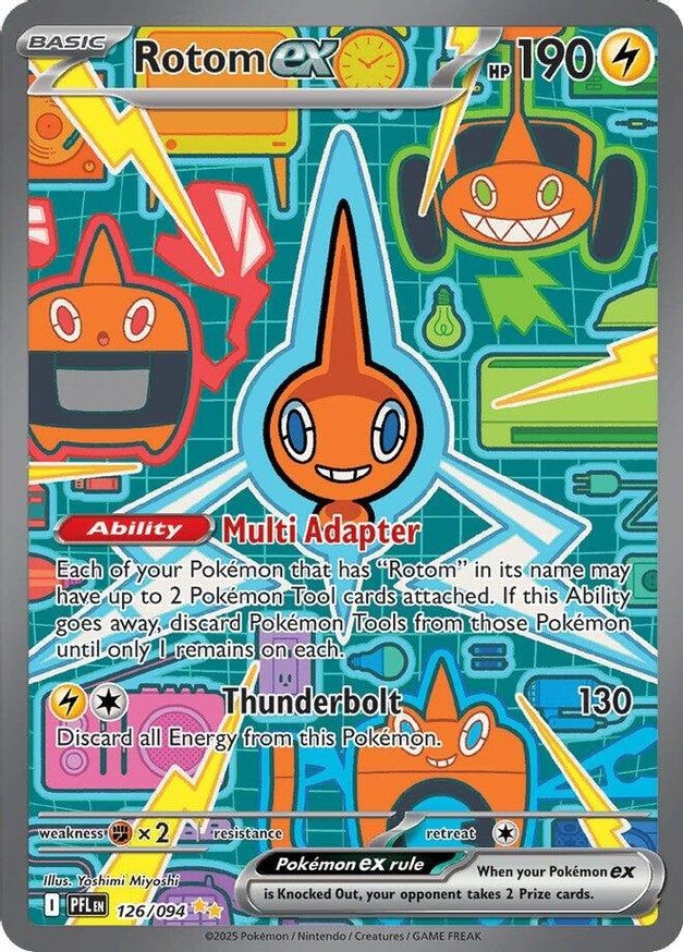 Pokemon Rotom ex (126/152) Phantasmal Flames LP HOLO