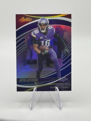 2025 Panini Absolute Justin Jefferson Spectrum Blue /50 #5