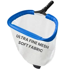 14" Pool Skimmer Net – Heavy Duty Leaf Net with Aluminum Frame with Diamond-P...