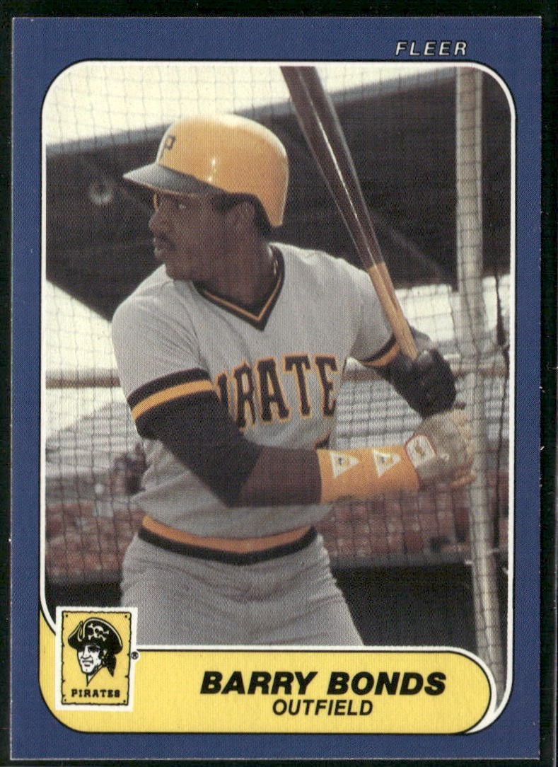 1986 Fleer Update Barry Bonds Rookie #U-14 ~ NM-MT ~