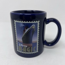 Disney Magic Cruise Ship Stamp Mug Coffee Cup Made in the USA ~ 3.75 " Tall