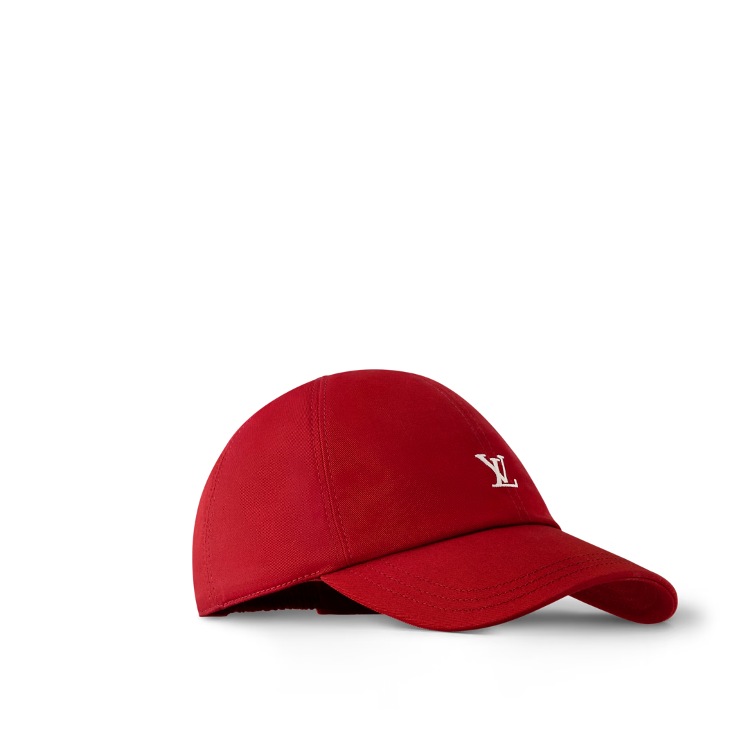 NEW Louis Vuitton Monogram Cap League Unisex White Black Red
