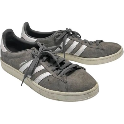 Adidas Campus Gray Suede Sneakers Mens 12 BZ0085 Classic Low Top Shoes