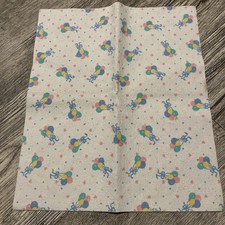 Vintage Baby Changing Mat Lap Pad Balloons  Hearts