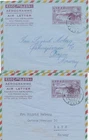 Ethiopia Ethiopia 1961 - 2 Aerograms Air letter to Norway by Nordkonsult