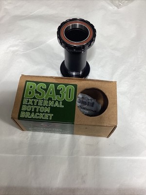 Wheels Manufacturing BSA Bottom Bracket ABEC-3 Bearings English to 30 mm Black
