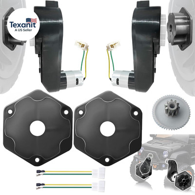 2Pack 24V RS555 12000RPM High Torque Drive Motor Gearbox for Power Wheels Motor