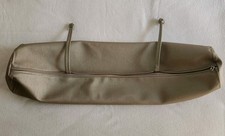 Yoga Mat Bag Cover Carrier Maybe - Taupe Zip Up 2 straps hooks No strap 24"