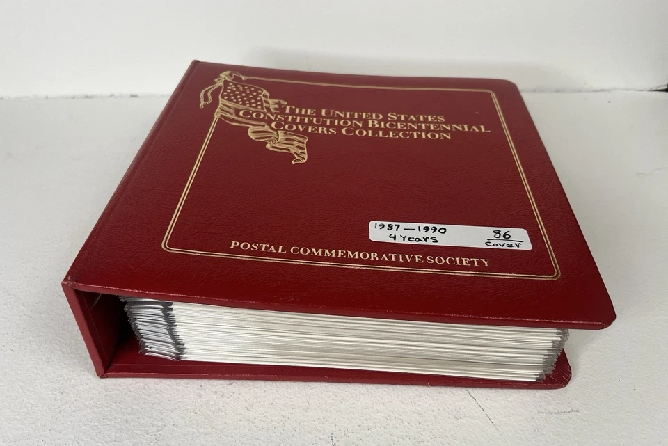 Postal Commemorative Society-86 US Constitution Bicentennial Covers 1987 To 1990 - Image 2 of 4