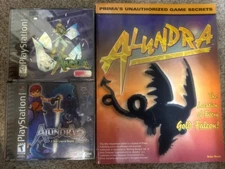 ALUNDRA and ALUNDRA 2  (Sony PlayStation 1, PS1)  Manuals Included NM TESTED