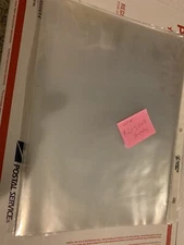 ❤️Clear Plastic Sheet Page Protectors 28 Pcs Cover Sleeves Fits 3-ring Binder