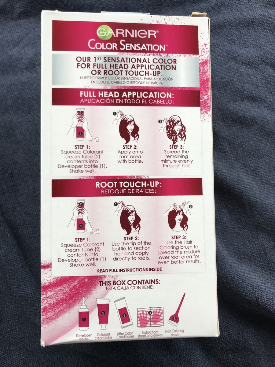 Garnier Color Sensation Rich Long-Lasting Color Cream, 6.0