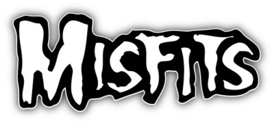 Misfits Slogan Car Bumper Sticker Decal - 9'', 12'' or 14''