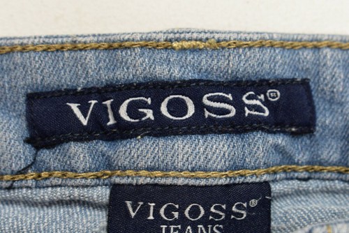 Vigoss Girls Floral Embroidered Cut Off Folded Cuff Blue The Jagger Shorts 10 - Picture 7 of 8