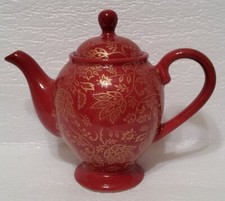 Tea Time Stoneware Teapot in the Room Creative Series by Signature Housewares