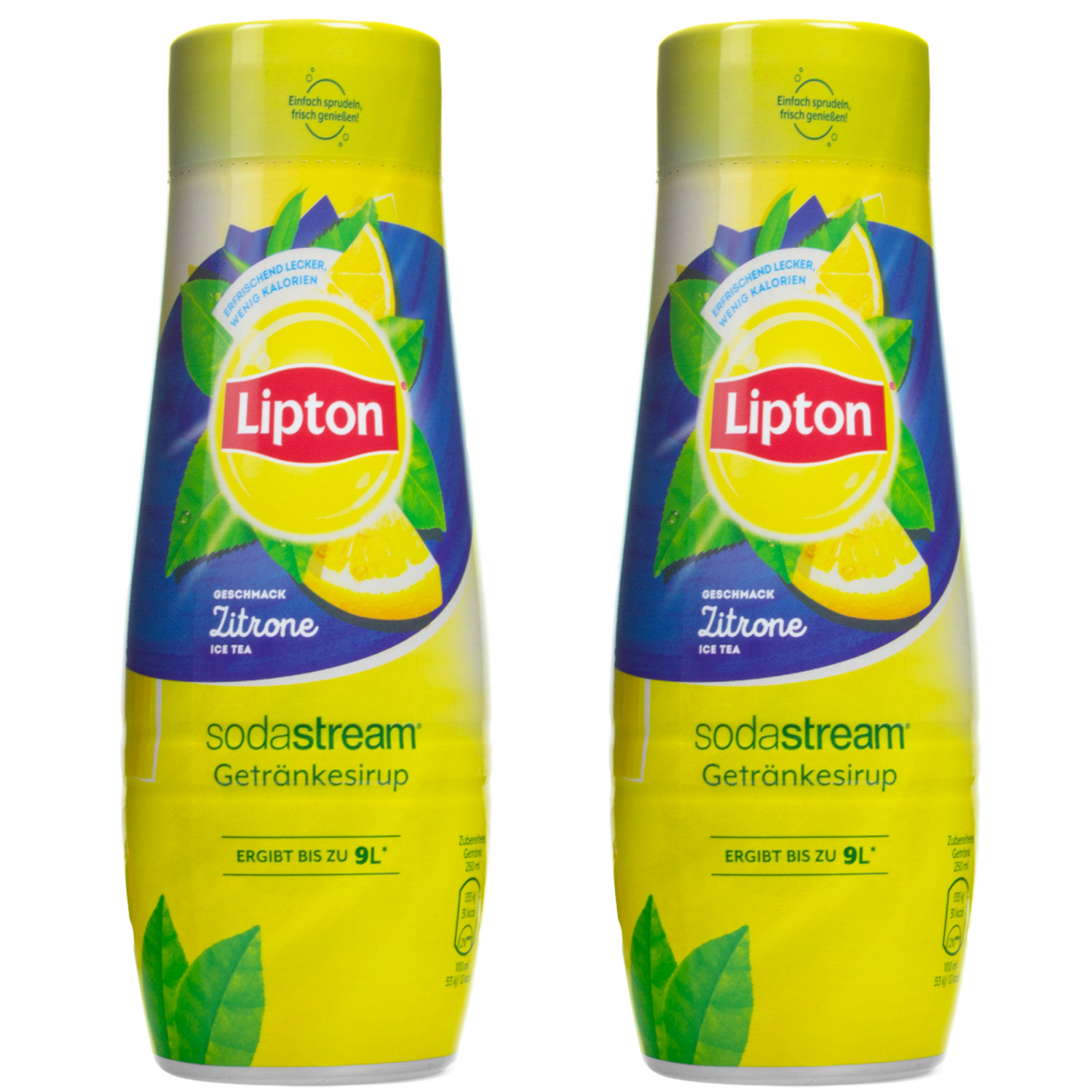 NUEVO Sodastream Jarabe Lipton Té Helado Limón 2x440ml Jarabe Bebida Concentrado