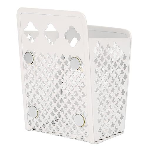 Magnetic Pencil Holder - Magnetic Locker Organizer, 1 1 Basket 1 Pack White - Picture 2 of 6