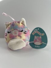 Erika the Cat Holiday 4" Ornament Squishmallow Plush NWT
