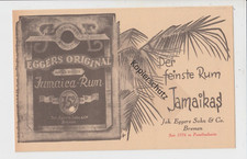 Werbeblatt mit Postkarte Joh. Eggers Sohn Bre...