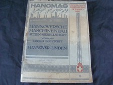 Hanomag Katalog Z&uuml;ge Turin Internationale Ausstellungen 1911 Loks H0 ALT