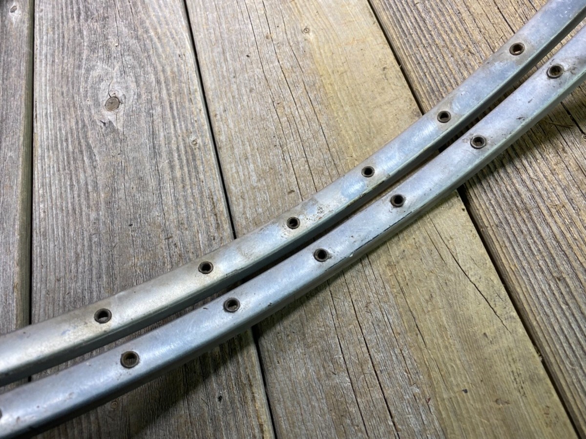 2 Jantes Bastide 700c Tubular - 36 Rayons, Pour Boyaux, Rares (réf D9) - Occasion