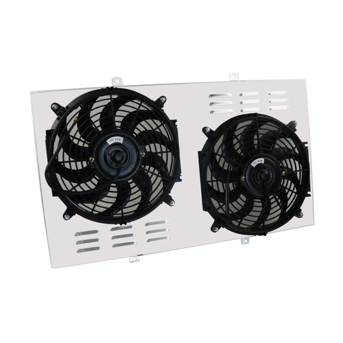 ALUMINUM SHROUD ELECTRIC FAN FITS 19671972 CHEVROLET C10/C20/C30 K10 K20CC369 eBay