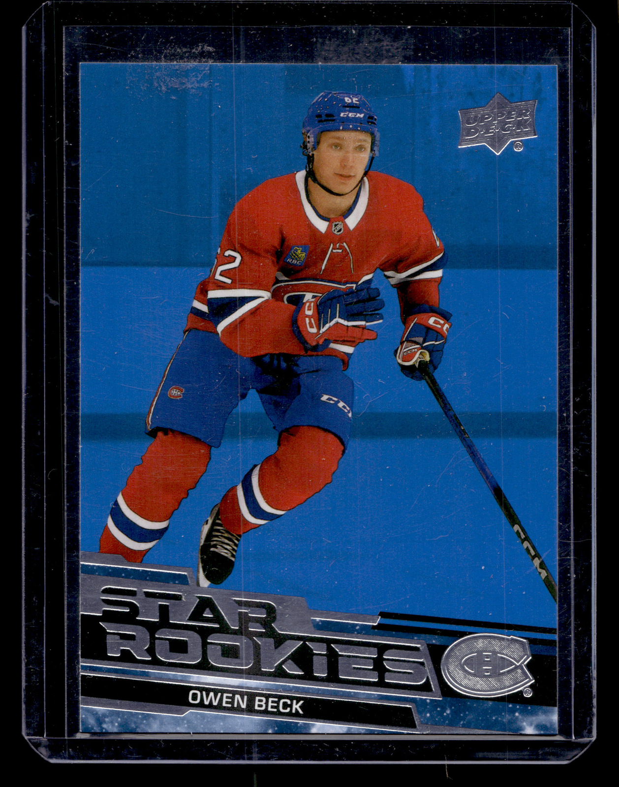 2023-24 Upper Deck Blue Star Rookies #9 Owen Beck Canadians