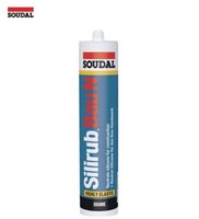 Soudal Silikondichtstoff Silirub Bau N Schwarz 300 Ml Fugendichtstoff Silikon