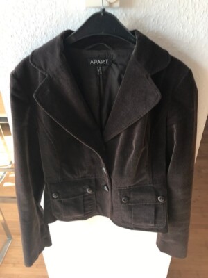 Edler Blazer aus Cord Samt von Apart in Braun - Gr. 36 - Wie Neu!