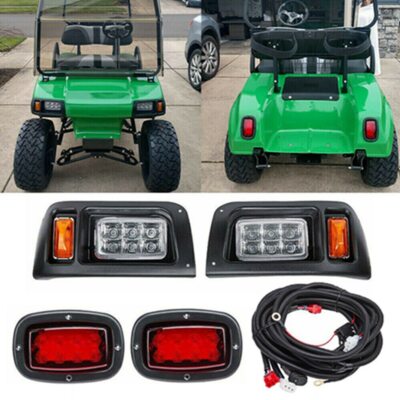 New Brand Fit EZGO TXT Deluxe LED Light Kit Street Legal Model Years Pre 2013