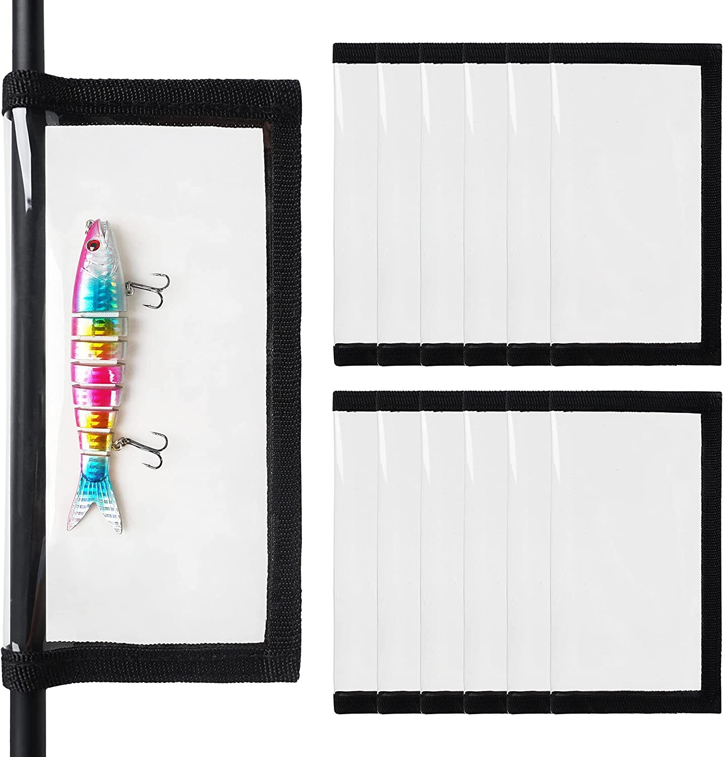 10pcs Fishing Bait Covers Durable PVC Lures Protector Fishing Hook