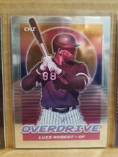 Luis Robert 2021 Chronicles Baseball OVERDRIVE card #15 Chicago White Sox