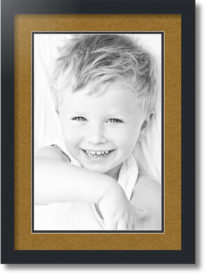 ArtToFrames Collage Mat Picture Photo Frame 1 11x17'' Openings in Black 644