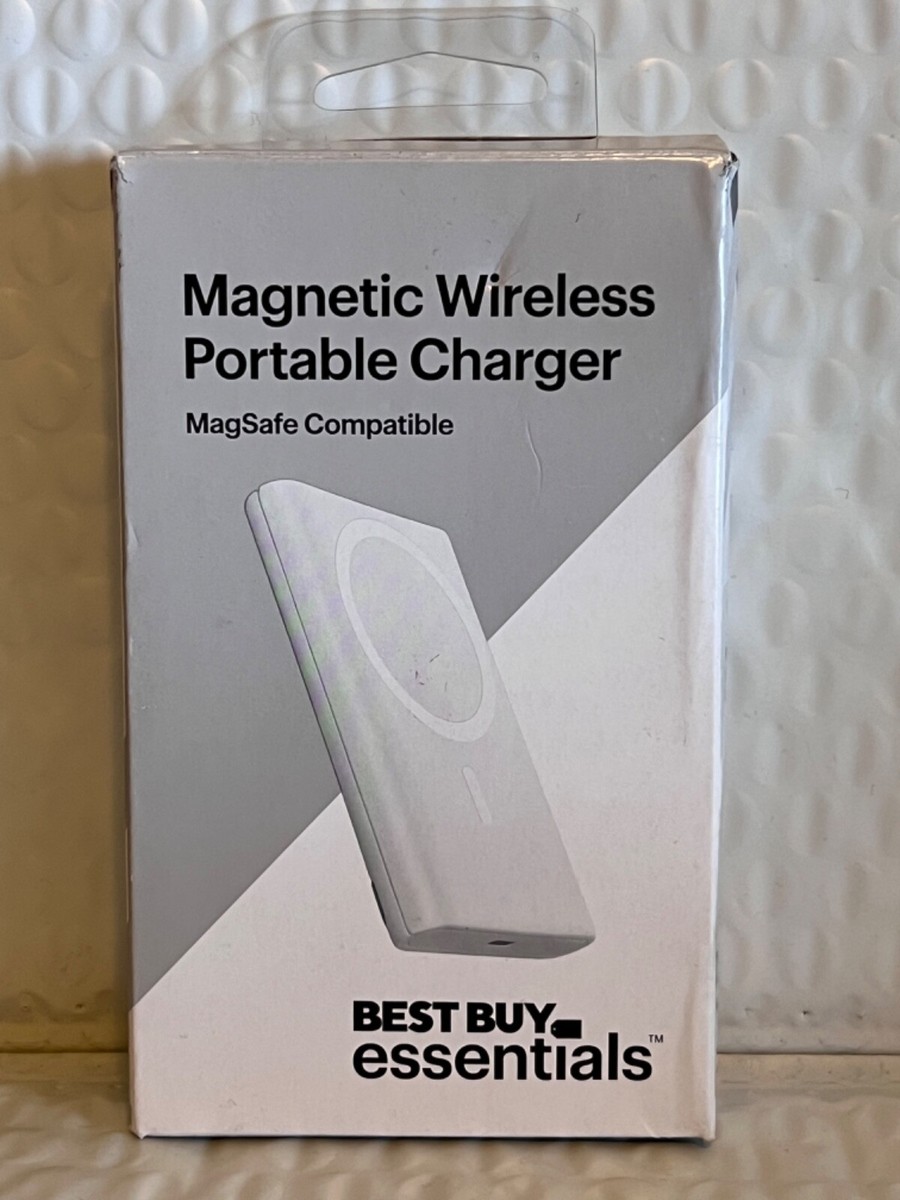 Best Buy 5,000mAh Magnetic Wireless Portable Charger for