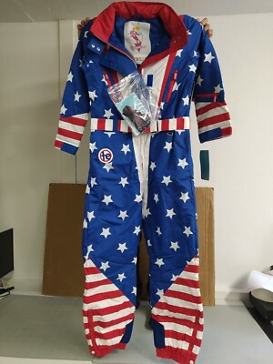 TIPSY ELVES Womens M USA/America Snowsuit Ski/Snowboard Damen Skianzug - M