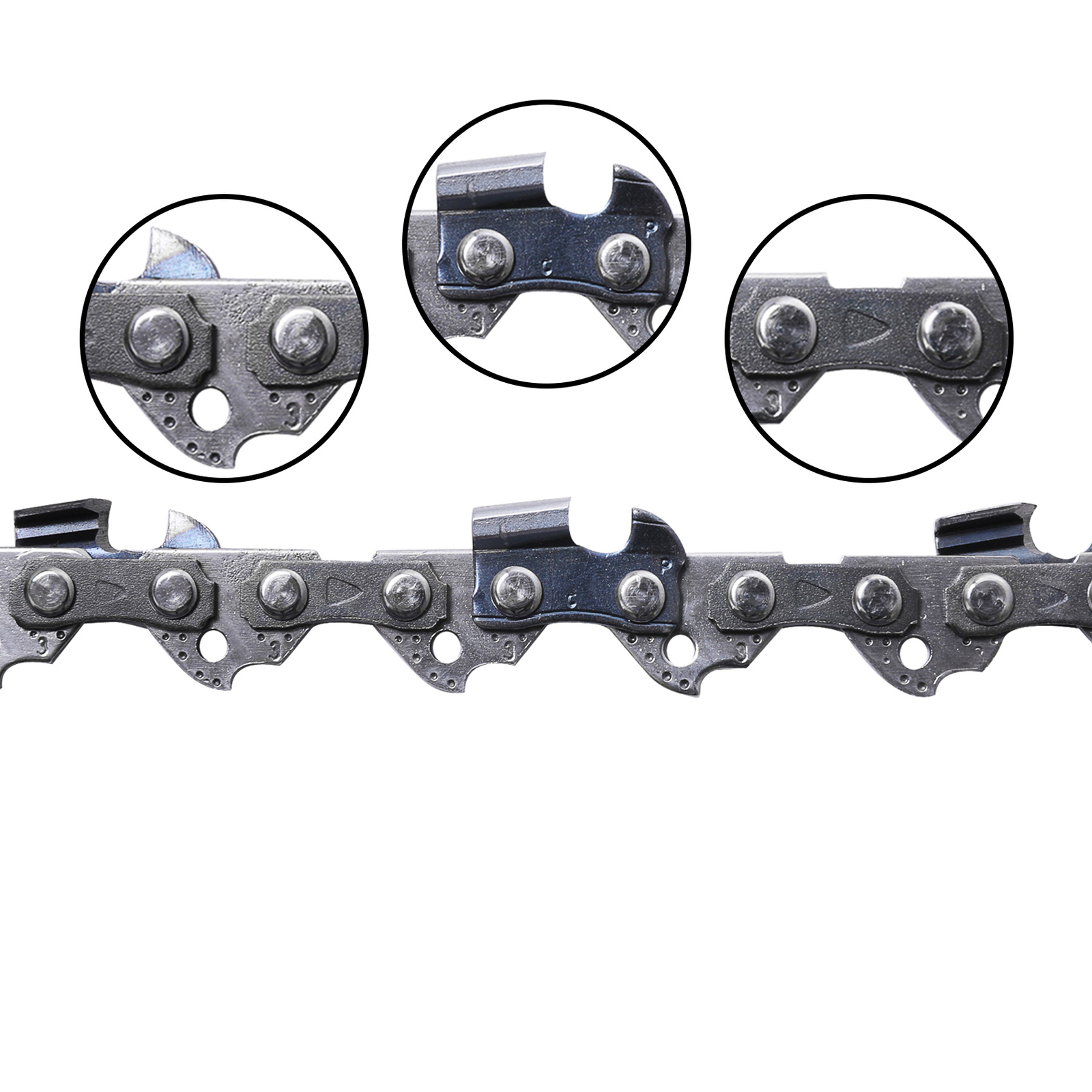 Oregon 90PX045E Catena Per Motosega Passo 3/8" - 0,043" (1,1 Mm), Calibro 45, Maglie Di Trasmissione (90SG) - Catena Da 12 Pollici - Foto 9