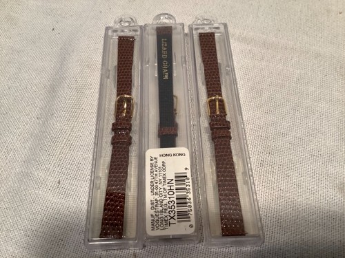VTG Timex Watch Band Replacement: Ironman Expedition Colors Calf Ostrich Lizard - Picture 15 of 25