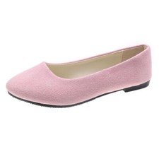 WOMENS LADIES SLIP ON BALLERINAS FLAT PUMPS BALLET COMFY WOMEN SHOES SIZE