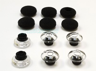 6 Large Ear Gels Tips Kit for Plantronics Voyager LEGEND Replacement with FOAMS
