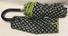 Vera Bradley Cambridge Compact Umbrella Hook Handle Retired Rare