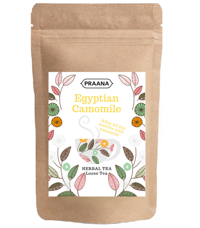 PRAANA TEA -Luxury Egyptian Camomile 1st Grade Herbal Tea - Catering Pack 500 g