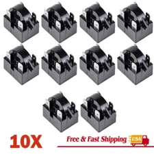 10Pcs 4 Pin Coolers Compressor Starter Refrigerator Start Relay 4.7 ohm US