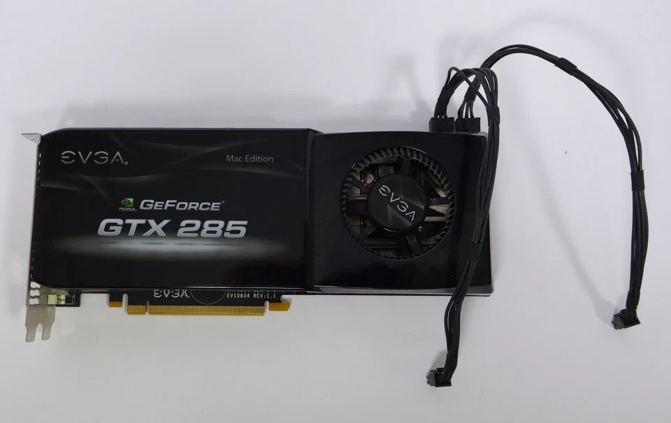 EVGA GeForce GTX 285 Mac Edition Card with cables 01G-P3-1080-TR - Image 2 of 4