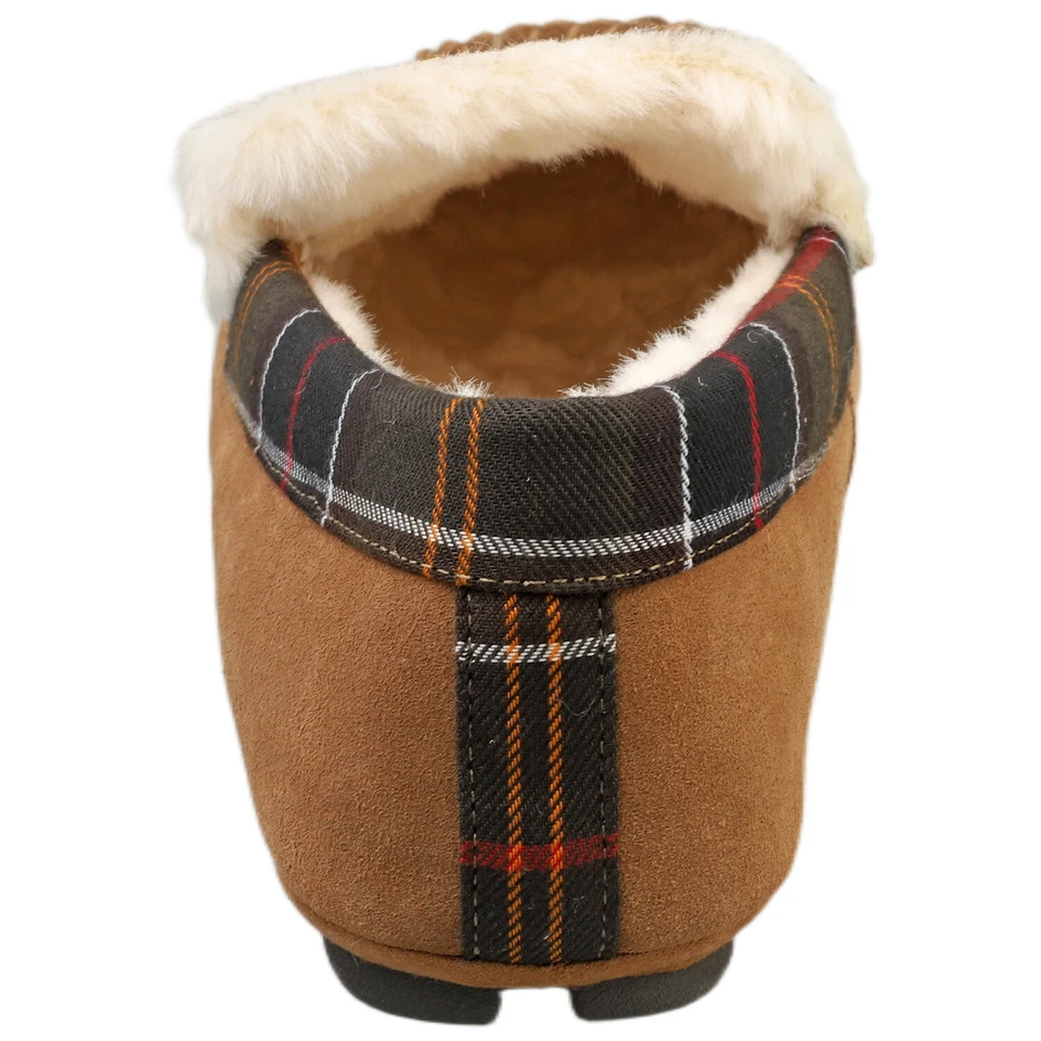 Zapatillas Barbour Monty para Hombre - Suave Tela Marrón - Imagen 4 de 4