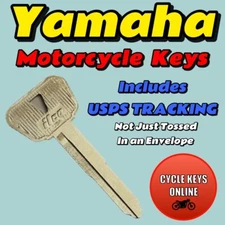Yamaha Motorcycle keys Cut by Code replacement spare key to codes A7501-A7750
