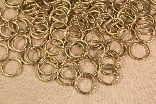 1Pcs Heavy duty solid brass rings 1 2 3 inch big brass O ring for macrame belt - Picture 9 of 9