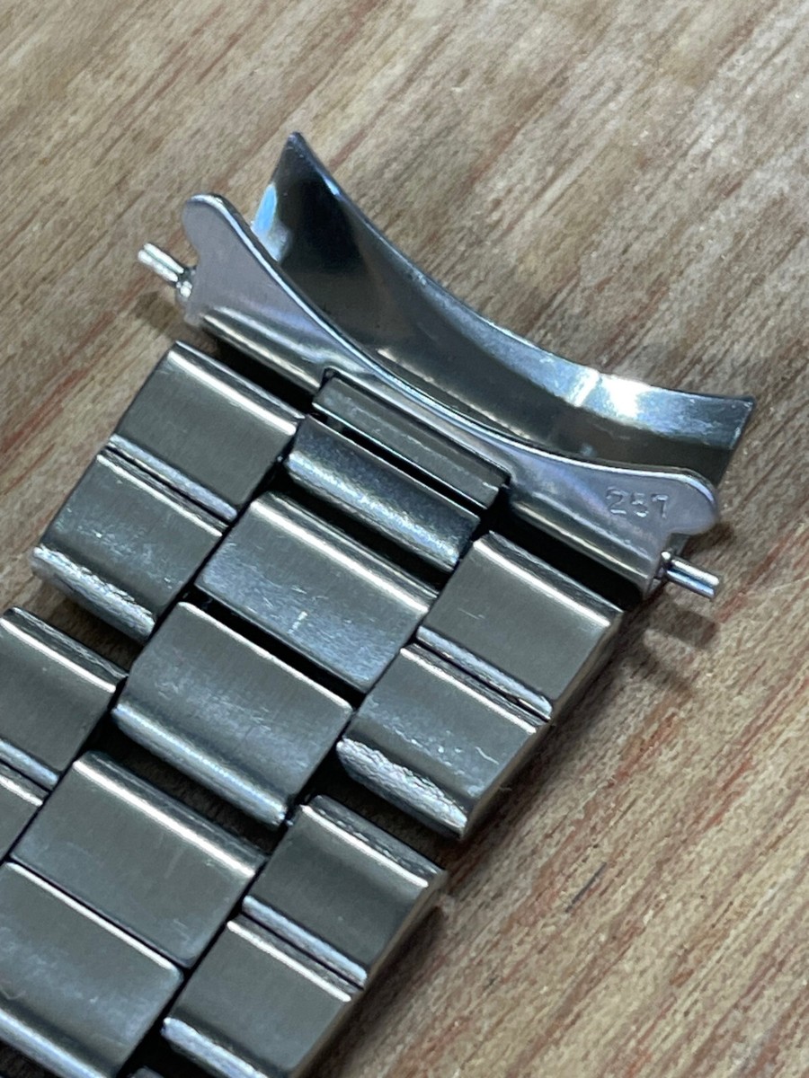 Vintage 1971 Rolex Watch Bracelet 7835 19mm with 257 End Links | eBay