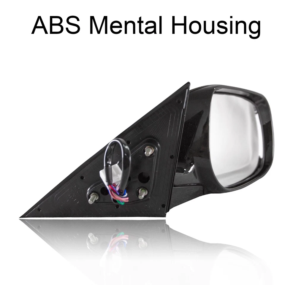 For 2007-2011 Toyota Camry 5 Pins Side Mirrors Folding Pair Rear View Black LED Foto 4 de 4