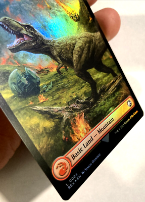 MTG Mountain *FOIL* Universes Beyond: Jurassic World Collection 24
